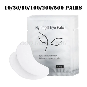 

200/500 Pairs Eyelashes Paper Patches Under Eye Pads Eyelash Extension Hydrating Eye Tips Sticker Wraps Lint Free Make Up Tools