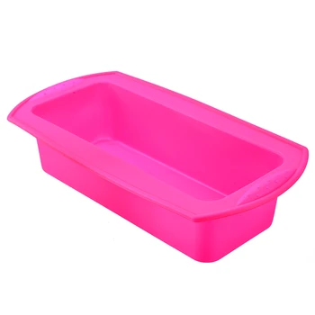 

Silicone Loaf Tin Bread Bread Baking Mold Tray Bread Toast Bakeware Pan 27.5*14*6.5cm Rectangle For DIY Dough Pastry Baking