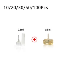 Игольчатые адаптеры для мезотерапии, профессиональная гиалуроновая ручка, ампула для подъема губ, ручка для инъекций гиалуроновой кислоты, иглы для шприца