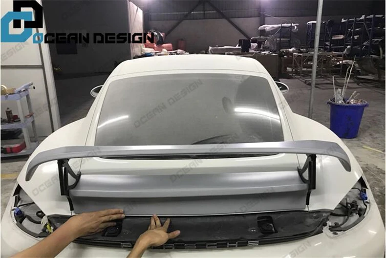 Спойлер для Porsche 718 Cayman Boxster Высокое качество FRP праймер крыло выступ спойлеры
