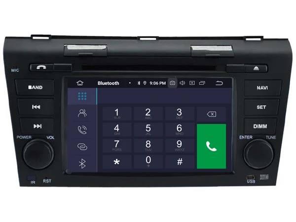 RUISO 4g+ 64g 8-Core автомобильный DVD плеер Android 9,0 для MAZDA 3 2004-2009 Автомобильный мультимедийный DVD Авто Радио Стерео 1080P GPS wi-fi DVR dab obd ips