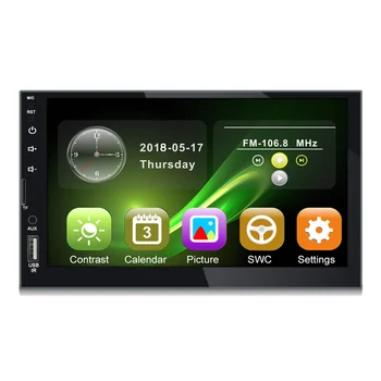 

2 Din Car Multimedia Player Car Radio Bluetooth Mirror link HD Press Radio Mp5 Player Usb AUX Audio Stereo 7080