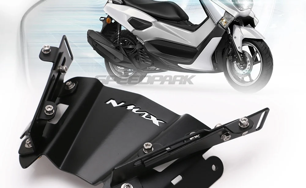 Мотоцикл с ЧПУ NMAX заднего вида кронштейн для Yamaha NMAX155 125 150- заднего вида зеркала адаптер фиксированный держатель