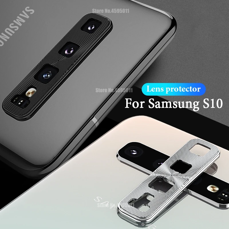 Защитное кольцо для объектива камеры Samsung Galaxy S10e S10 Plus металлическое покрытие