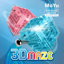 MoYu 6 см 3D мини-лабиринт волшебный куб головоломка блоки Боллинг Профессиональная игра кубики Magicos лабиринт прокатки детские игрушки