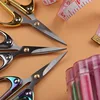 Warped Head Embroidery Scissors Curved Head Gold Scissors Sewing Scissors for Fabric Cross Stitch Handicraft Tools Yarn Shears ► Photo 3/6