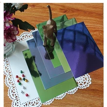 

24sheets A4 Green Collection Gradient Mirror Gloss Craft Paper Cardstock Party Gift Card Decor DIY Scrapbooking Pack