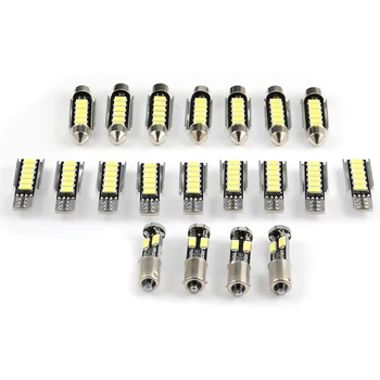 

20pcs Perfect White Canbus Error Free LED bulb interior dome map overhead light Kit for Audi A4 B6 2000-2004