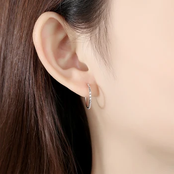 

Fashion Jewelry 925 Sterling Silver Earrings Rhinestone Rivet Stud Earrings for Women Girls Party Christmas Gift