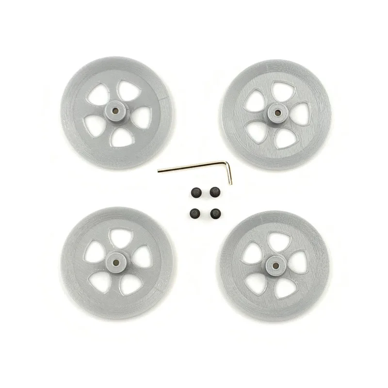 Silver-grey JINSERTA 3D Печатный защитный чехол для колеса защита от столкновений для DJI RoboMaster S1 Аксессуары - Цвет: Silver-grey