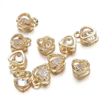 

Square / Heart-shaped Crystal Accessories Love Crystal DIY Jewelry Accessories Fashion Accessories Jewelry Discovery Handmade