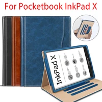 Caso di lusso per il Libro Tascabile InkPad X 2020 e-Reader Caso Della Copertura con il supporto della mano per Pocketbook InkPad X10.3 