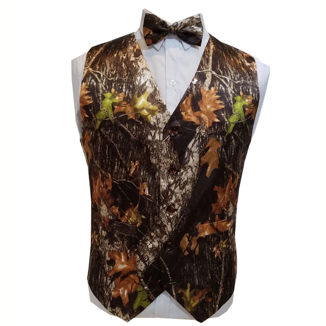 groom wear camouflage tuxedo vests white camo wedding vests men camo