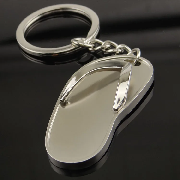 

Metal Car Key Ring Men And Women Slipper Sub-Metal Keychains Cheap Small Gifts Customizable Wholesale