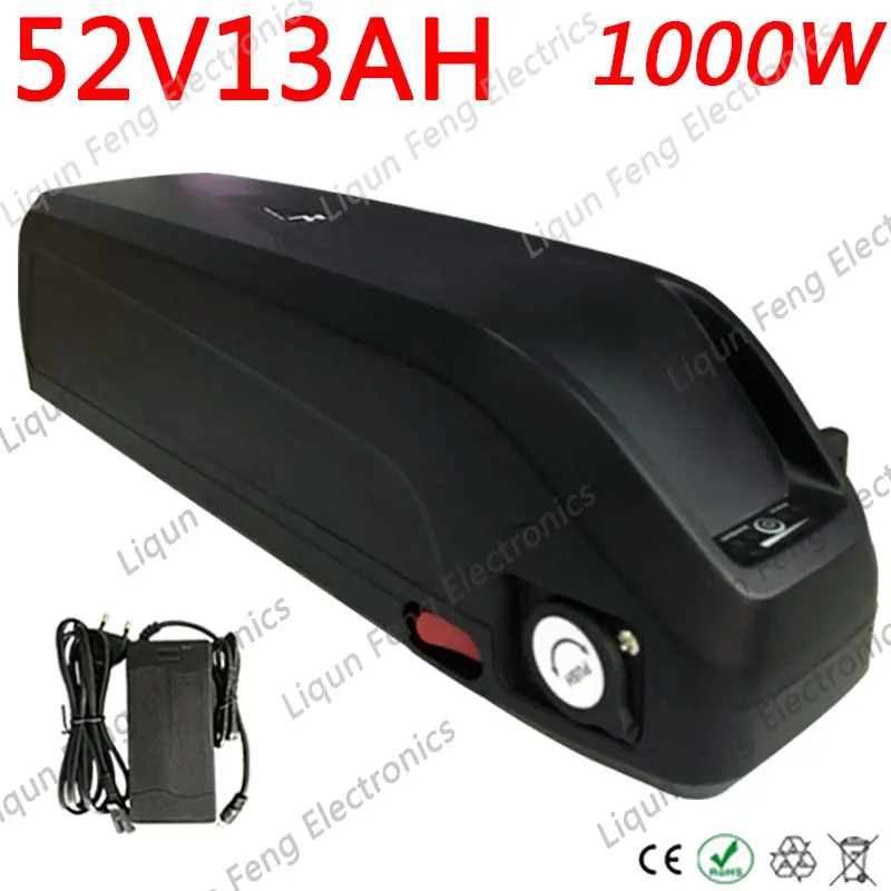 Литий ионный аккумулятор для электровелосипеда Bafang BBS02 BBSHD Tongsheng 52 в 13 Ач 48 В 750 Вт