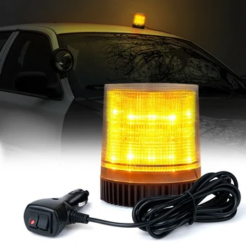 

Rooftop 360 Degree Rotating Led Strobe Beacon Light Emergency Warning Security