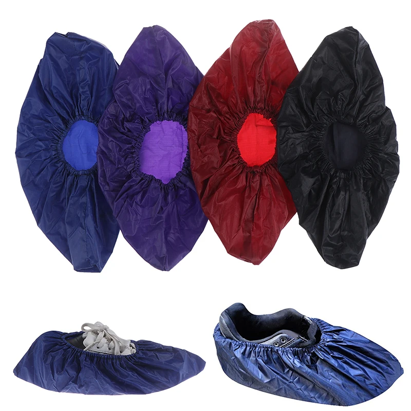 Thicken Rain Reusable Elasticity Overshoes Rubber Boots Shoe Cover Anti-slip Bike Boot Protector 1Pair | Обувь