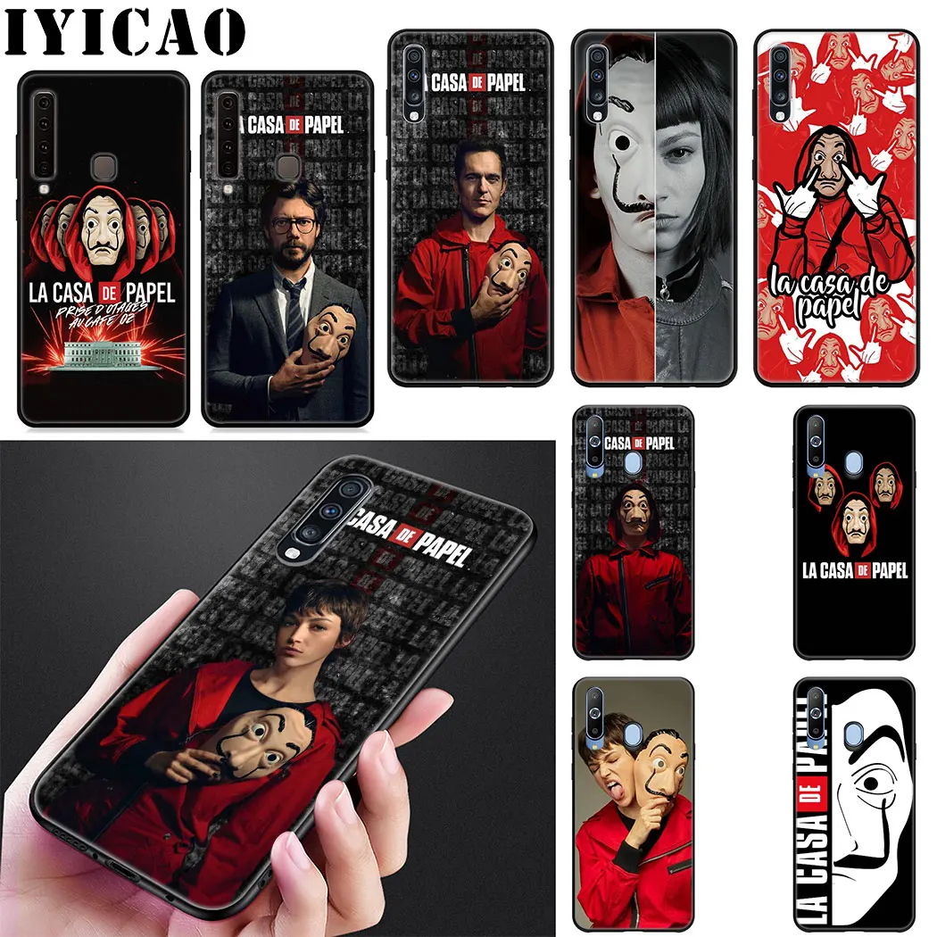 La casa de papel денег мягкий силиконовый чехол для телефона Samsung Galaxy J6 A9 A8 A7 A6 плюс A5 A3 |