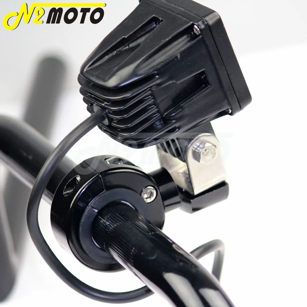 Crash Bar 22/25mm Handlebar Mount Cnc 1 1/4'' Fog Light Brackets