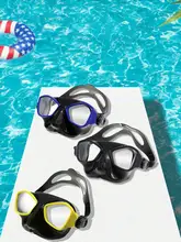  Universal Diving Glasses Anti-fog Waterproof Silicone High-definition Diving Water Sport Goggles Eyewear for Water Sports 