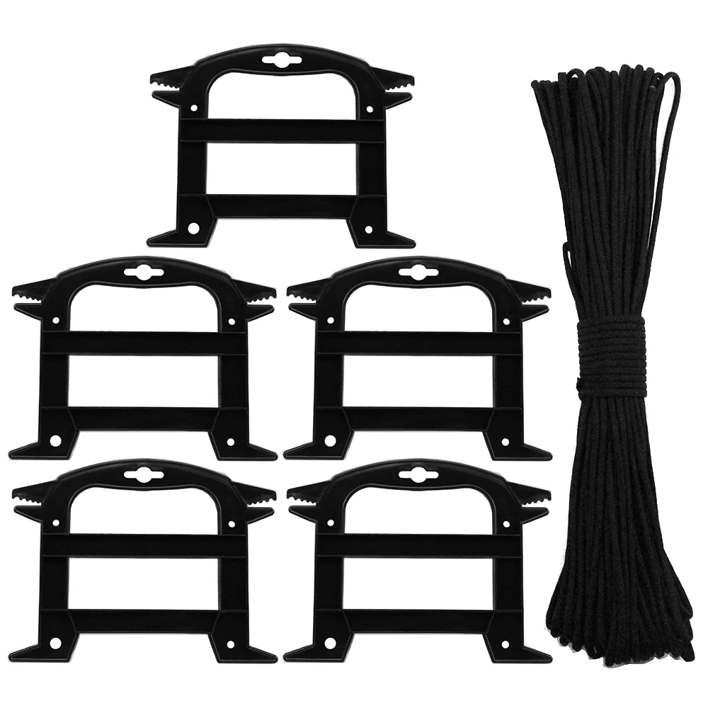 

5 PCS Paracord Line Winders with 31M Paracord Cord Line Winder Cord Rope Organizer Line Winder Paracord Line Winder Set