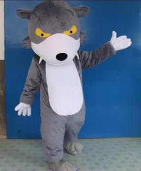 

Wolf Gray Mascot Costume Suits Cosplay Party Dress Outfits Clothing Advertising Promotion Carnival Halloween Xmas Easter Adults