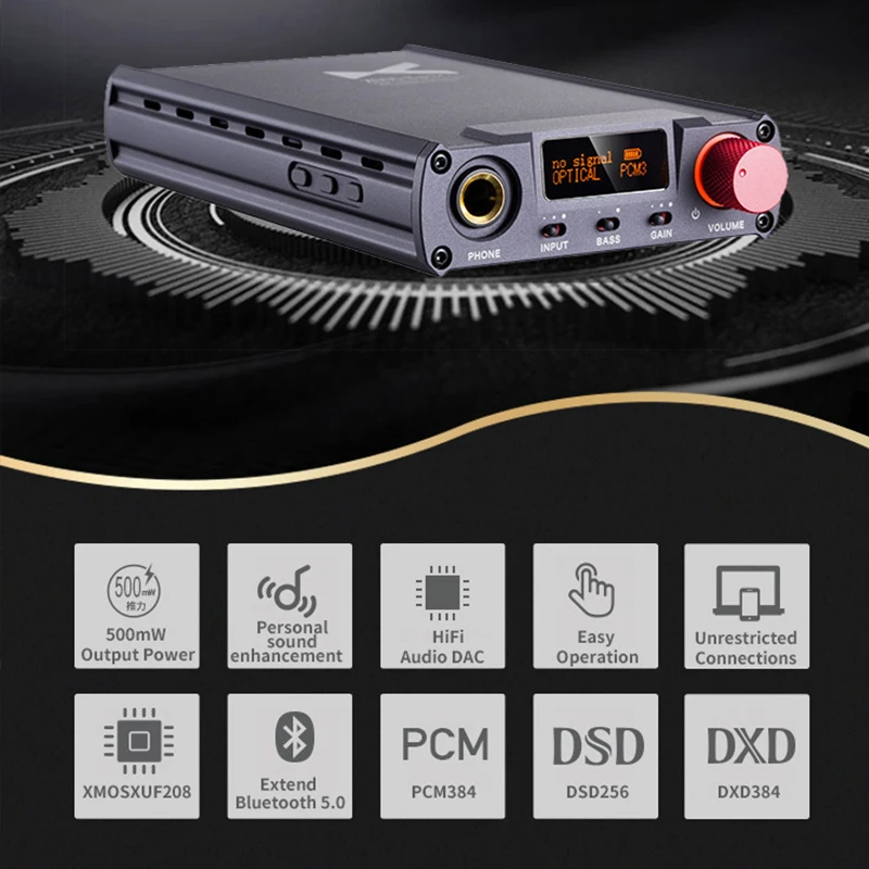 Xduoo XD05 Basic AK4490 DAC chip 500mW Output HD