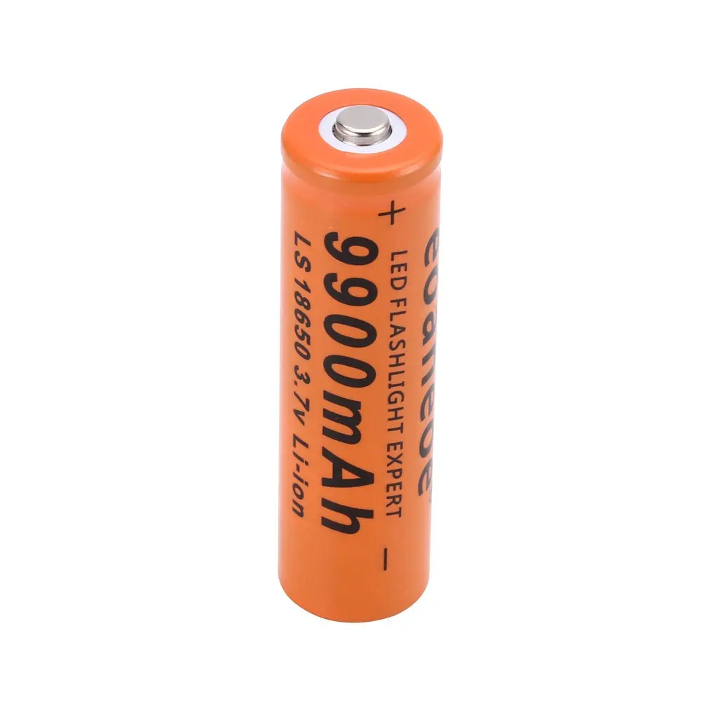 EUEU Желтый Прочный 3,7 V 18650 батареи 9900mAh литий-ионная аккумуляторная батарея для фонарика+ США зарядное устройство