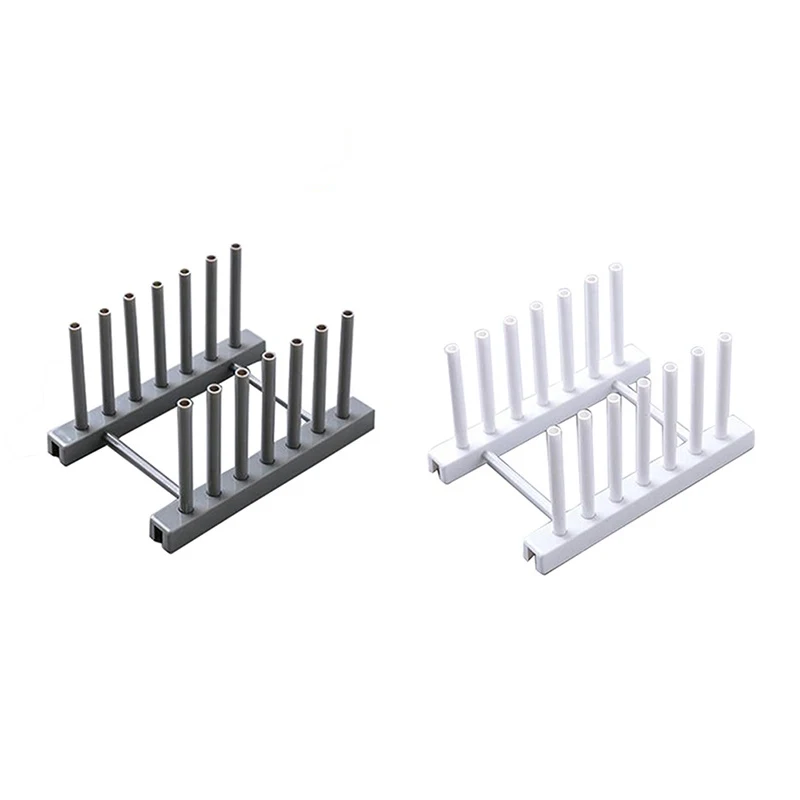 

Concise ligh1pc Plastic dish dish rack bowl rack dish rack pot cover shelf kitchen supplies storage rack asphalt rack goods rack