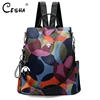 Fashion Anti Theft Women Backpack Durable Fabric Oxford School Bag Pretty Style Girls School Backpack Female Travel Backpack ► Photo 1/6