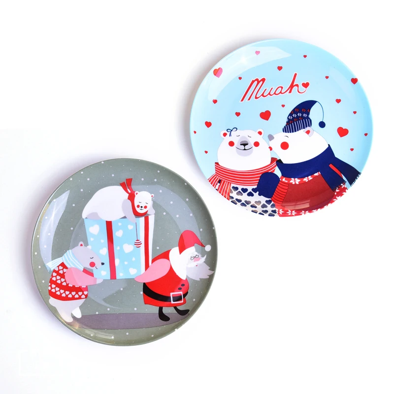 Christmas ceramic plate (2)