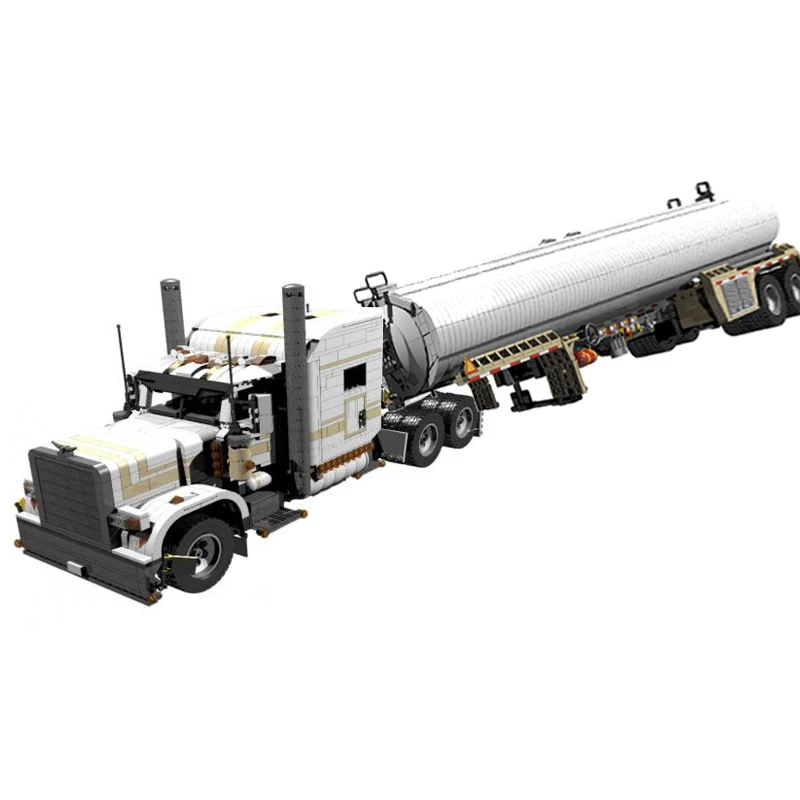 New High Tech Tank Trailer Trailer Dump Truck Remote Control Moc Building Block Bricks Assembly Small Granule Cars Toy Boy Blocks Aliexpress