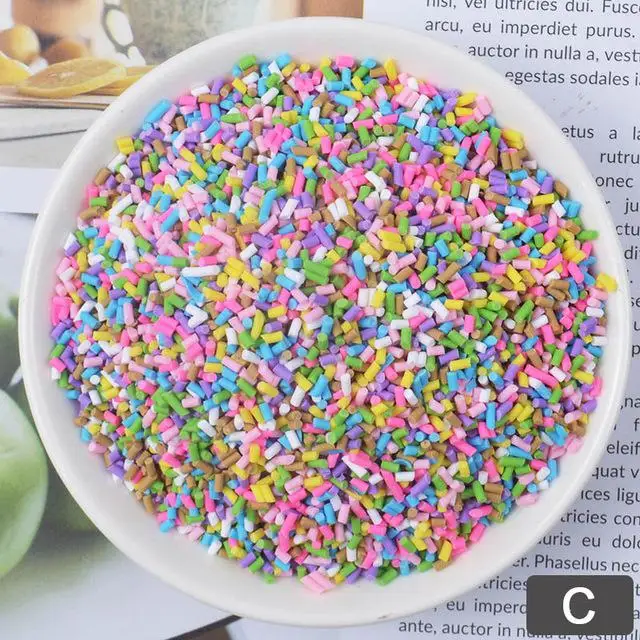 1KG Addition Sprinkles For Slime Charms Filler for Fluffy Mud Toys Slime Supplies Accessories Clay DIY Clay Kit Beads Wholesale - Цвет: C