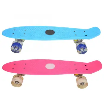 

Portable Children Skateboard with Four Wear Resistant Flashing Wheel for Kid Play Rocker Four Wheel Children Skateboard