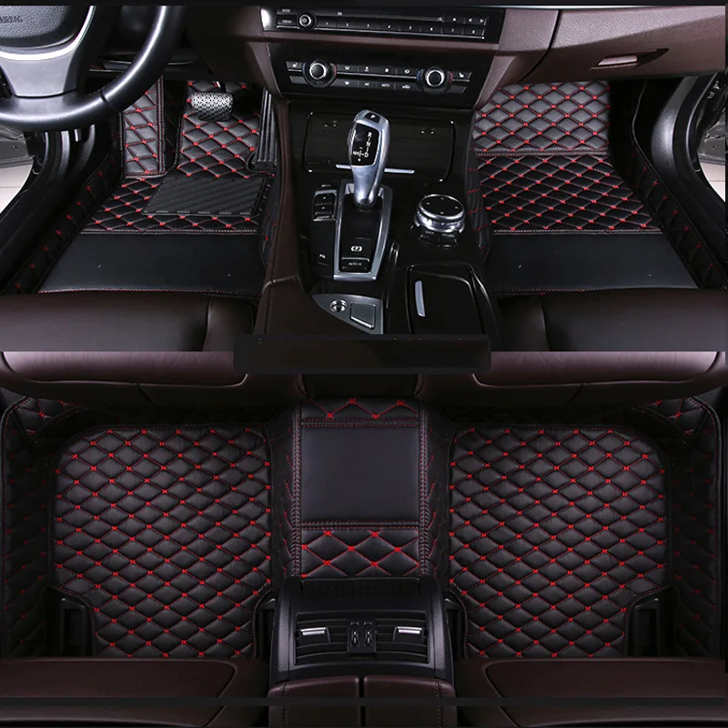 

Custom logo car floor mats for Toyota Land Cruiser 200 Prado150 120 Rav4 Corolla Avalon Highlander Camry Crown Car carpet 2020