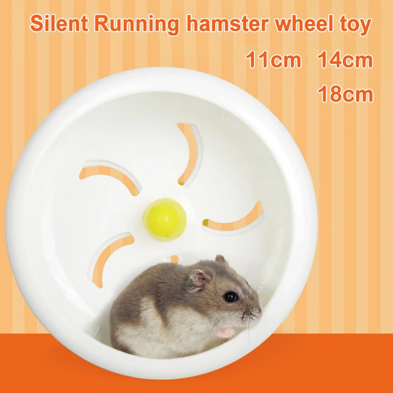 

Hamster Wheel Silent Spinner Pets Running Sports Exercise Wheel Pet Accessories for Hamsters Gerbils Mice