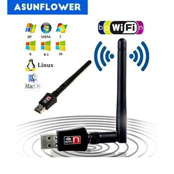 

300Mbps Laptop Wireless Network Card 2.4G 5G Dual Band WiFi Desktop USB Network Adapter 802.11n USB WiFi Wireless Network Card
