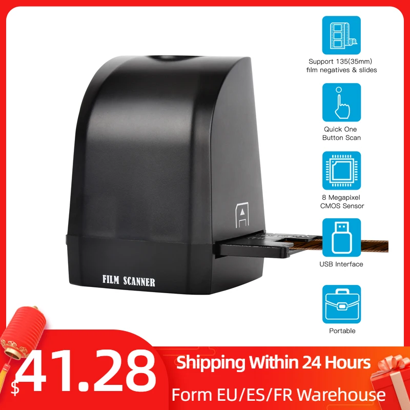 135 Film Slide Scanner Konverter tragbarer Negativ films canner 8 Megapixel cmos konvertieren 35mm/135mm Dias & Negative in JPEG