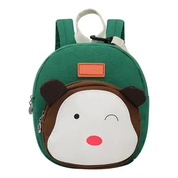 

Cute Hit Color Animal Backpacks Kids School Bags Nylon Anti-lost Knapsack