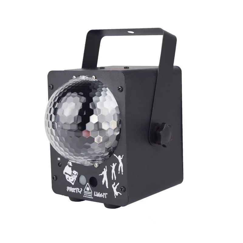 WUZSTAR 60 шаблон кристалл магический шар проектор Лазерный светильник LED смешанный