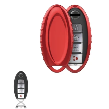 

Shiny TPU Car Key Case Cover Holder for Nissan Sylphy Teana Sunny Livina Qashqai Tiida Murano Quest March Patrol Cima GT-R 370Z