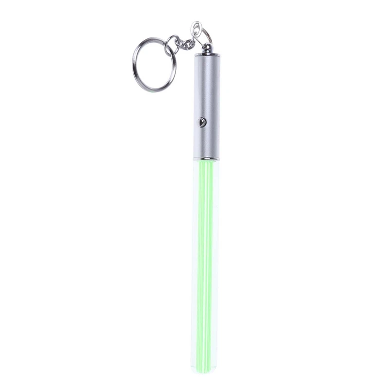

Durable Glow Pen Flash Torch Magic Wand Stick Lightsaber LED Light Keychain New