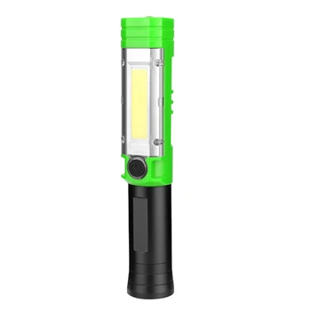 

Portable COB LED Light AA Battery Flashlight 4 Modes Magnetic Attraction Camping Hunting Emergency Lamp With Clip Multi-purpose