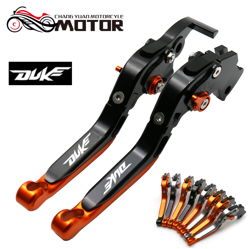 CNC aluminio motocicleta palanca para KTM Duque 125 de 200, 390 duke- de plegable ajustable alargamiento de embrague de freno palancas