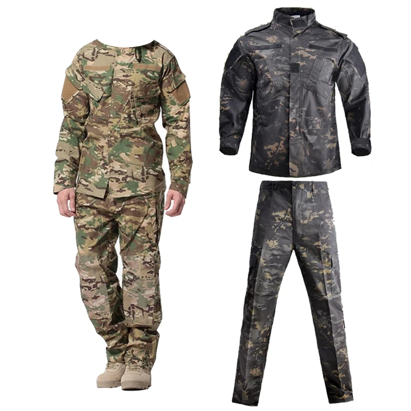 Men Military Airsoft Uniform Army Paintball Suit Tactical Jacket