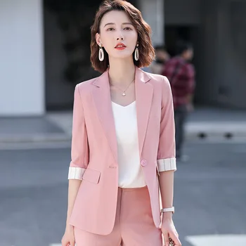 

Small Suit Suit Women's Wear 2020 Temperament Goddess Fan Occupation Pack Summer Leisure Suit
