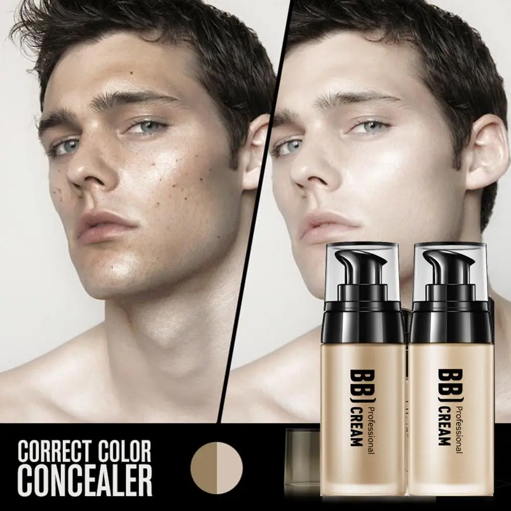 

1 pc Men Face Cream BB Cream Natural Whitening Skin Care Face Foundation