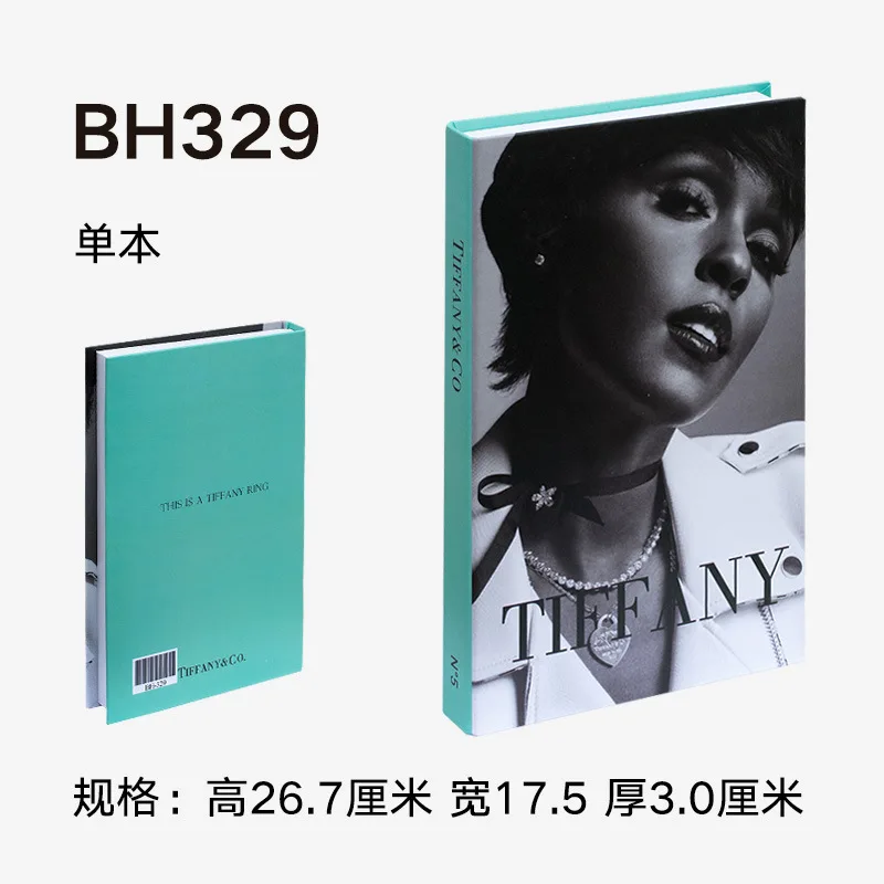 Modern Simulation Fashion Book Home Decor Club Hotel Model Room Study Soft Fake Book Decoration For