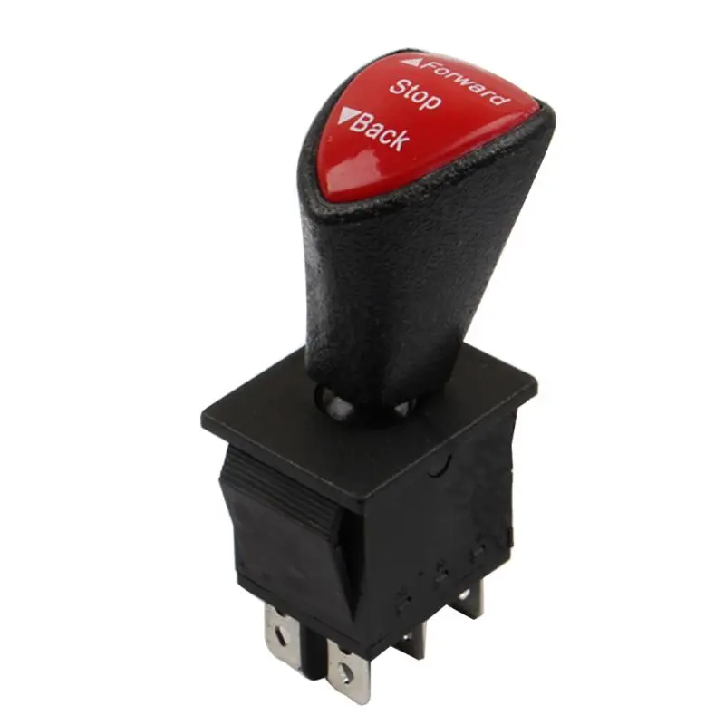 

Forward-Stop-Back DPDT 6Pin Latching Slide Rocker Switch KCD4-604-6P