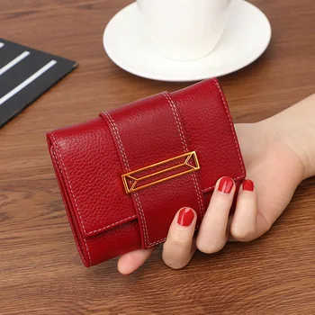 

Clutch leather 2020 new personality handbag large capacity leather youth leisure clutch women wallet phone wallet mini wallet